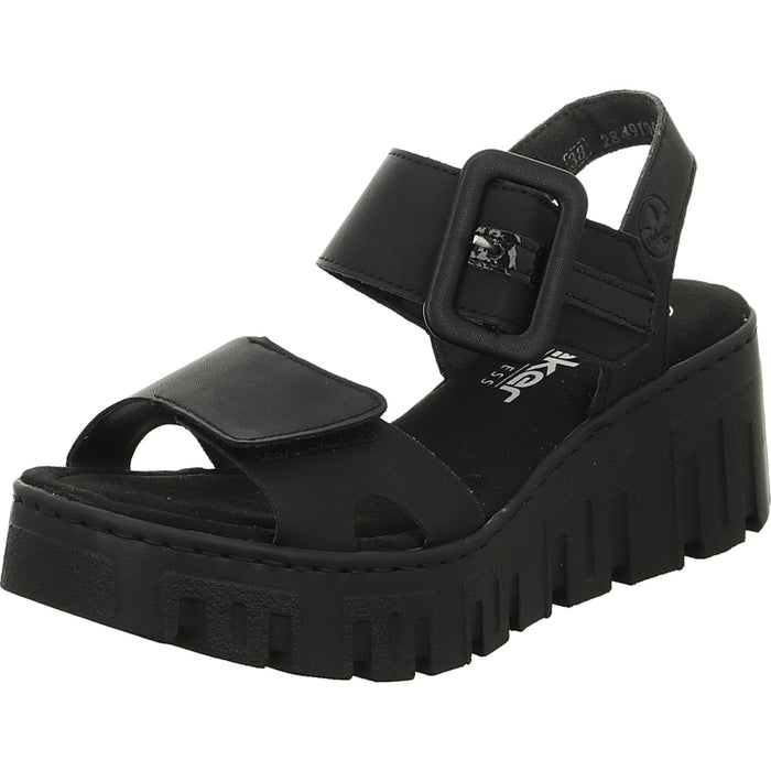 Rieker Keil Sandalette ab 30mm Sohlenhöhe