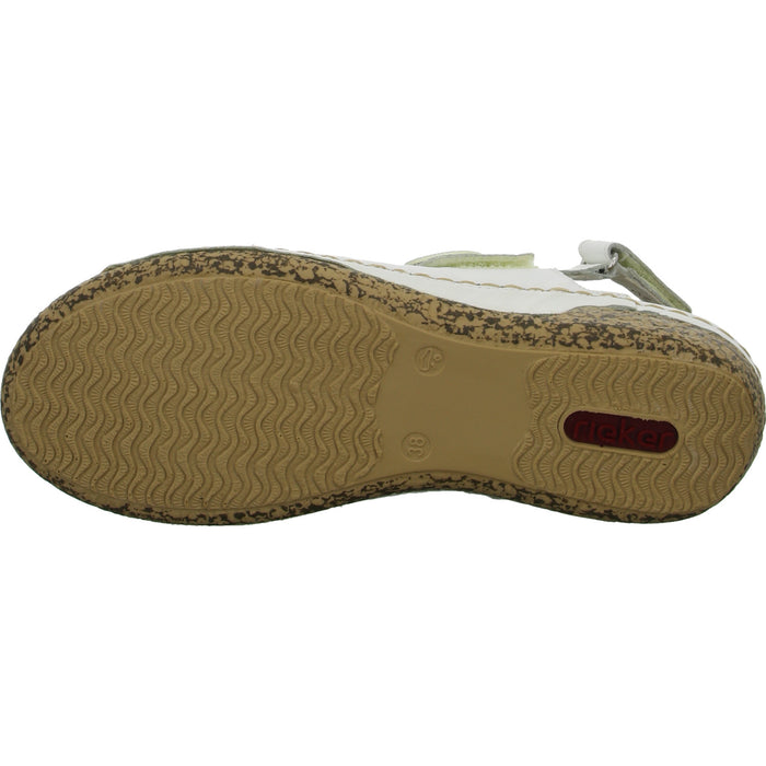 Rieker sandal with extra width up to 30mm sole height