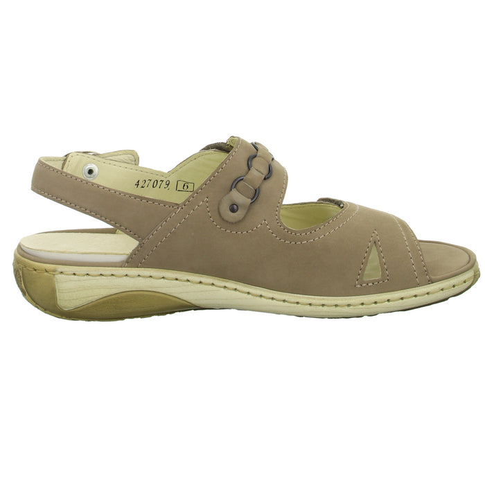 Waldläufer sandal with extra width up to 30mm sole height Garda