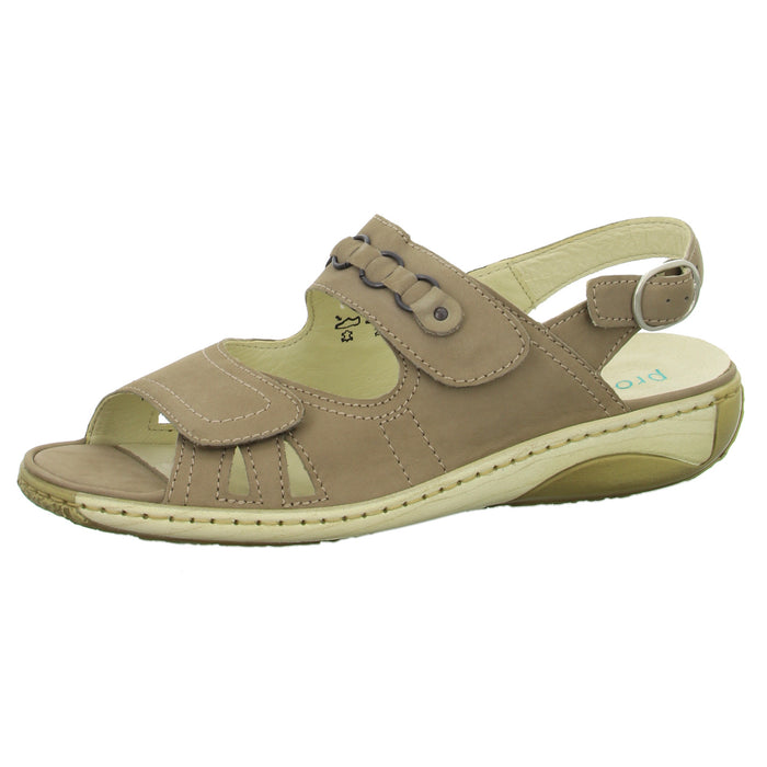 Waldläufer sandal with extra width up to 30mm sole height Garda
