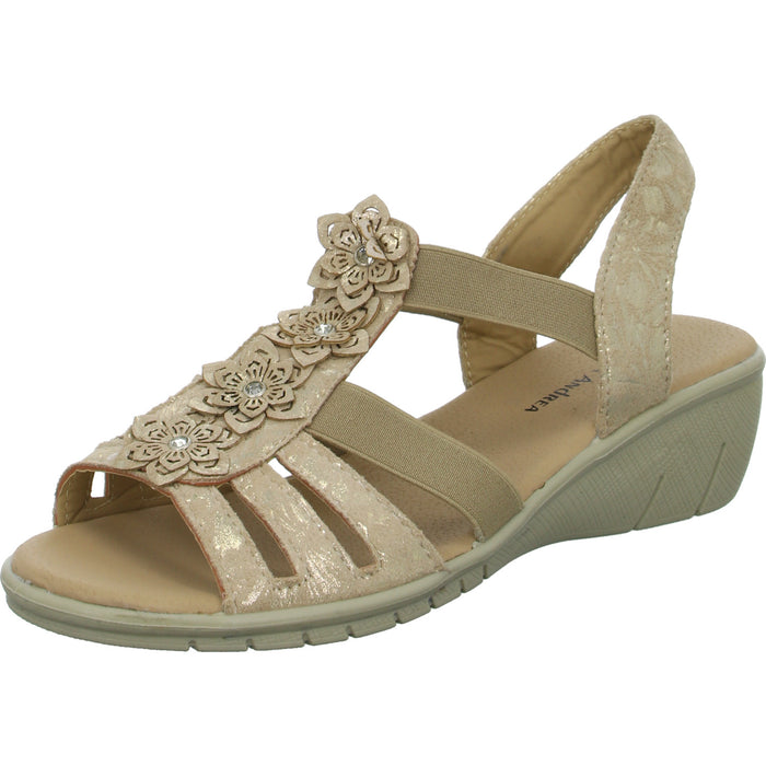 Donna Andrea Sandalette mit Mehrweite ab 30mm Sohlenhöhe - SchuhEggers.de