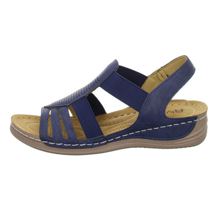 Alyssa sandal with extra width from 30mm sole height