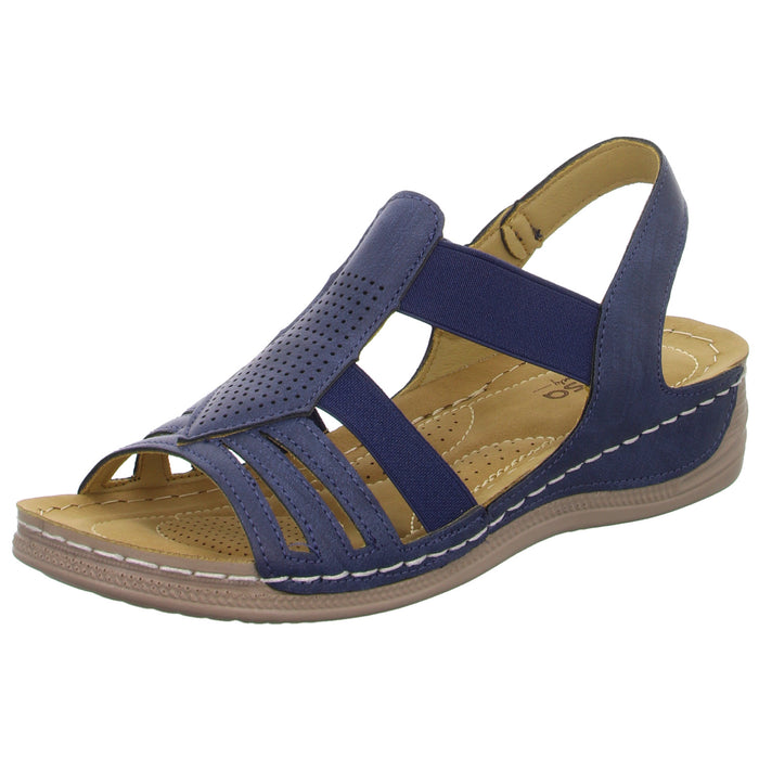 Alyssa sandal with extra width from 30mm sole height
