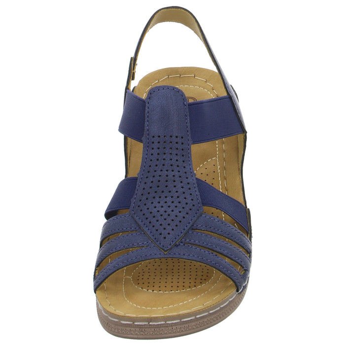 Alyssa sandal with extra width from 30mm sole height