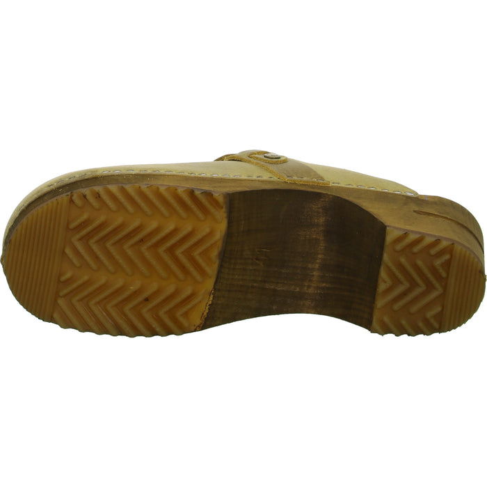 Sanita sabot/clog various heel heights WOOD-URSANA OPEN