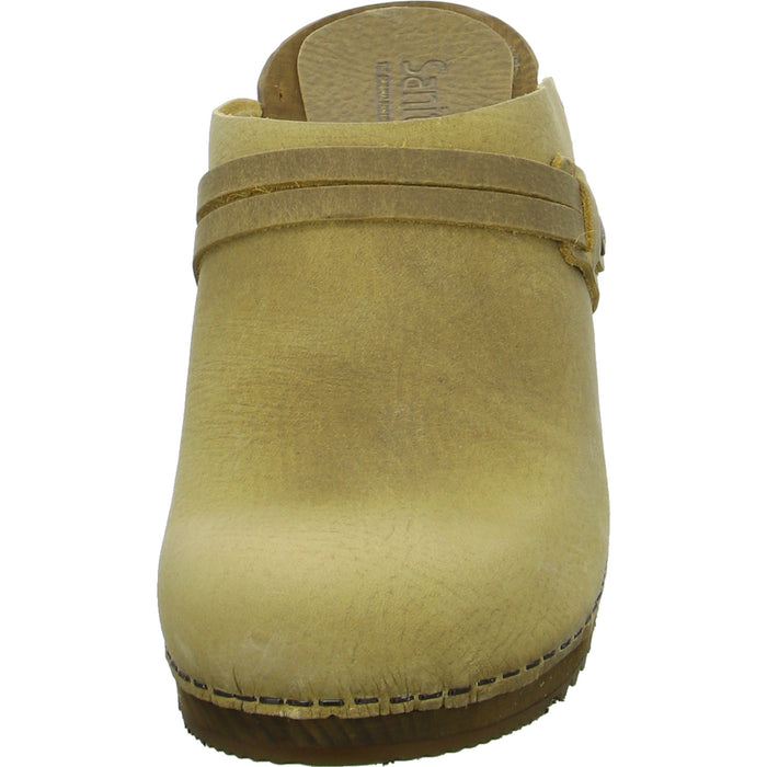Sanita sabot/clog various heel heights WOOD-URSANA OPEN
