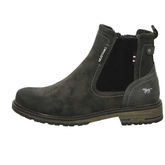 MUSTANG Schlupf/Reißverschlußstiefelette Warmfutter Freizeit (Casual) - SchuhEggers.de