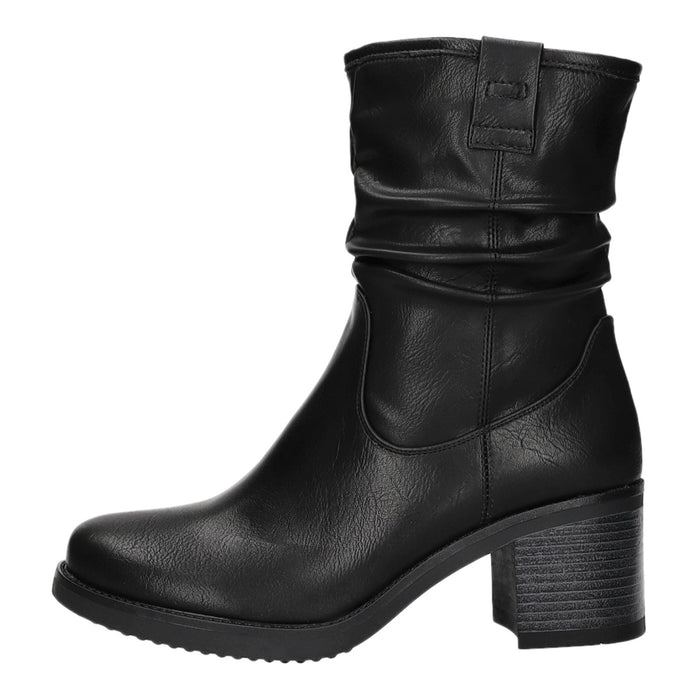 Cats slip-on/zip-up ankle boots with cold lining from 35mm heel