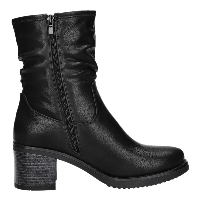 Cats slip-on/zip-up ankle boots with cold lining from 35mm heel