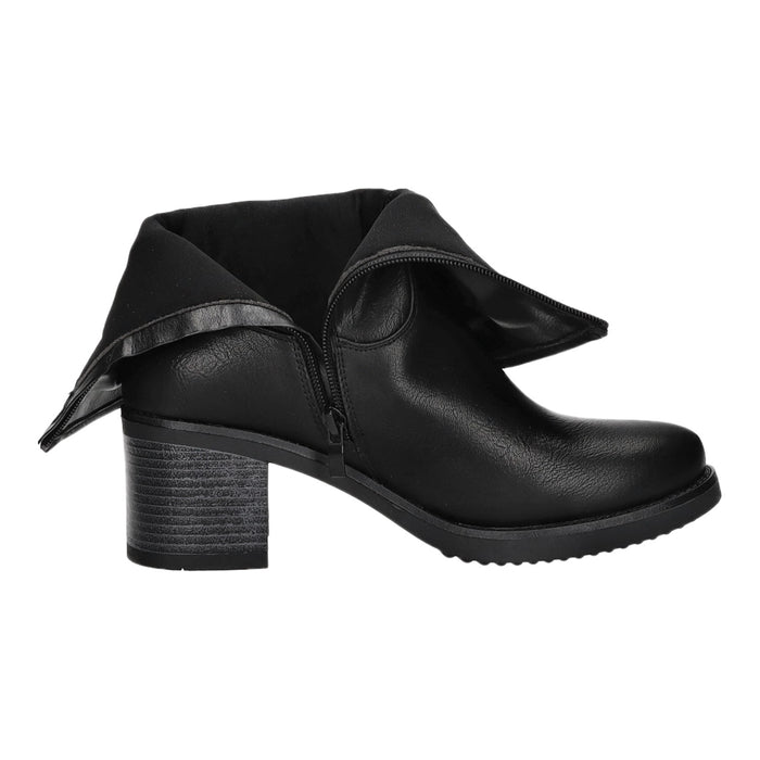 Cats slip-on/zip-up ankle boots with cold lining from 35mm heel