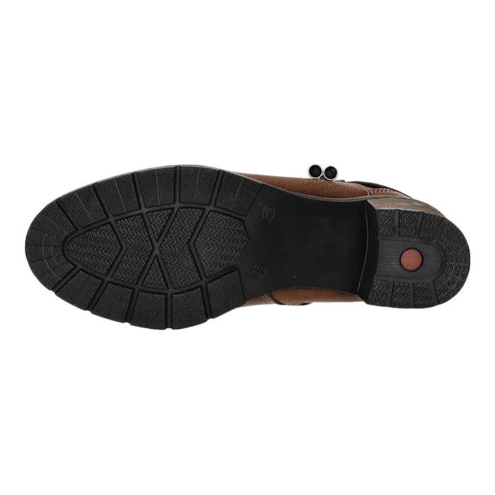 Rieker slip-on/zip-up ankle boots with cold lining from 35mm heel