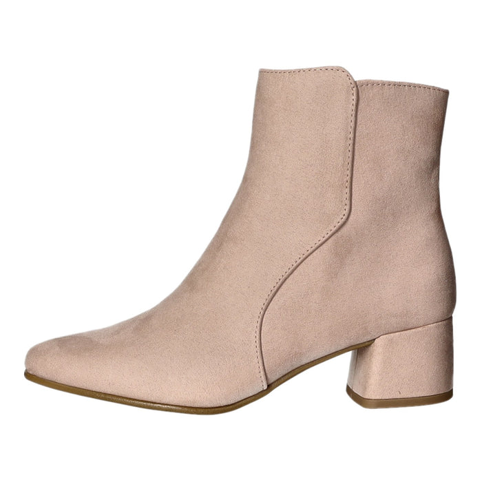 MARCO TOZZI slip-on/zip-up ankle boots with cold lining from 35mm heel