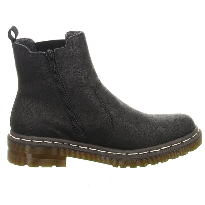 Rieker Schlupf-/Reißverschlußstiefelette Kaltfutter bis 35mm Absatz (casual) - SchuhEggers.de