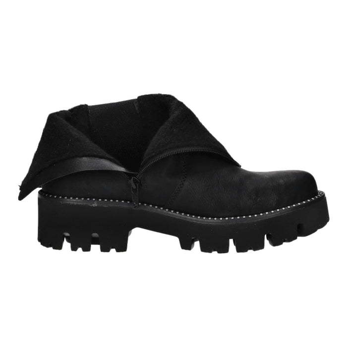 Rieker slip-on/zip-up ankle boots with cold lining and up to 35mm heel (casual)