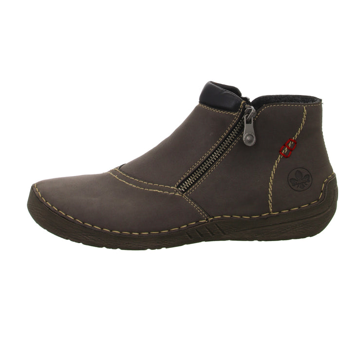 Rieker Schlupf-/Reißverschlußstiefelette Kaltfutter bis 35mm Absatz (casual) - SchuhEggers.de
