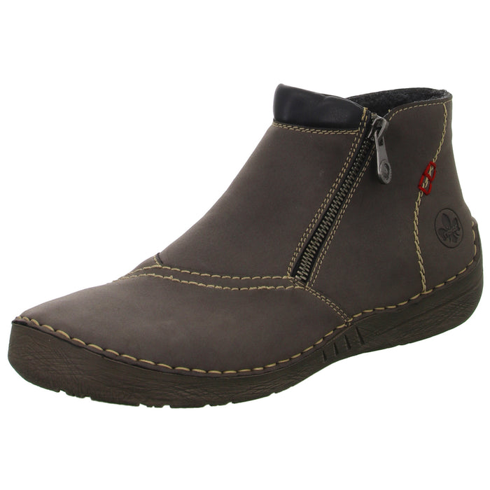 Rieker Schlupf-/Reißverschlußstiefelette Kaltfutter bis 35mm Absatz (casual) - SchuhEggers.de