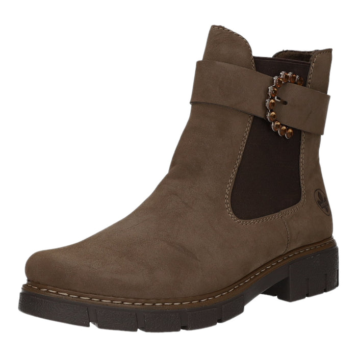 Rieker Schlupf-/Reißverschlußstiefelette Kaltfutter bis 35mm Absatz (casual) - SchuhEggers.de