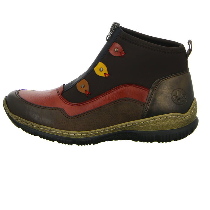 Rieker Schlupf-/Reißverschlußstiefelette Kaltfutter bis 35mm Absatz (casual) - SchuhEggers.de