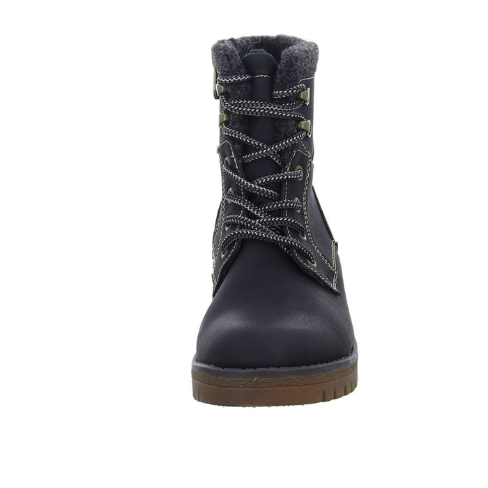 Tom Tailor lace-up ankle boots with warm lining up to 35mm heel (casual)
