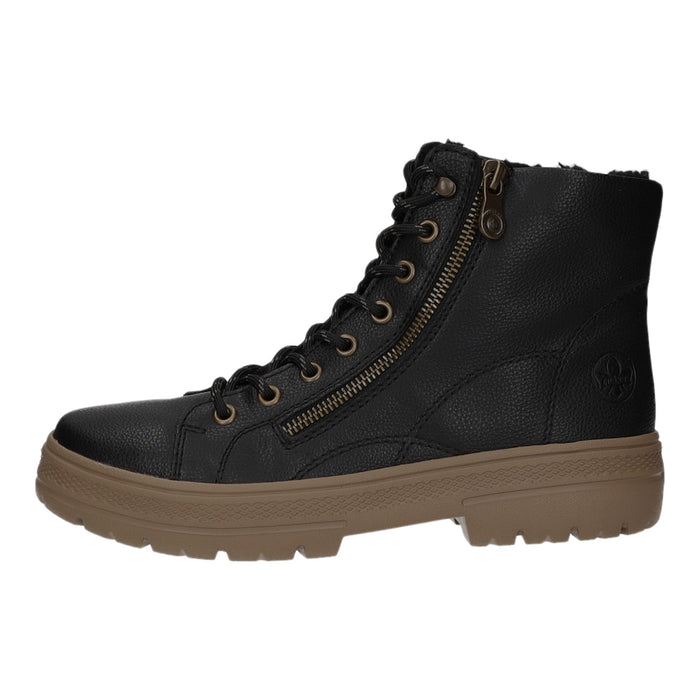 Rieker Schnürstiefelette Warmfutter bis 35mm Absatz (casual) - SchuhEggers.de