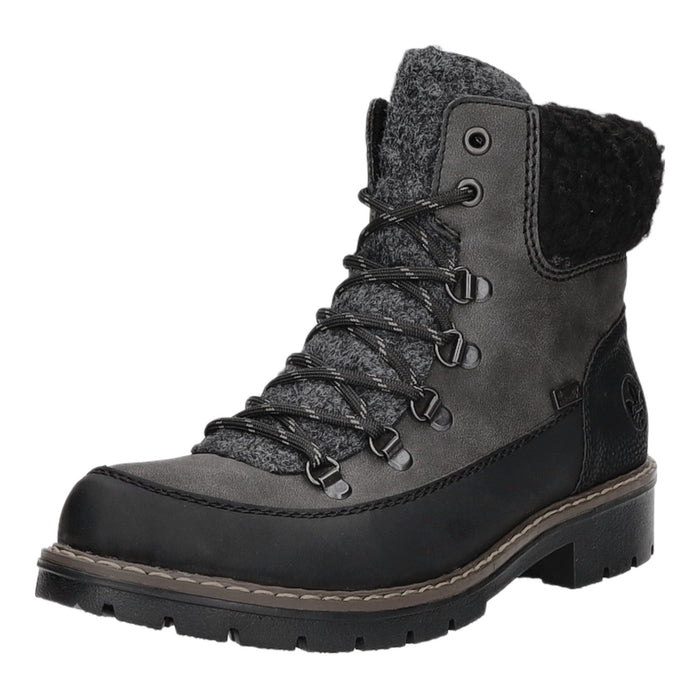 Rieker Schnürstiefelette Warmfutter bis 35mm Absatz (casual)