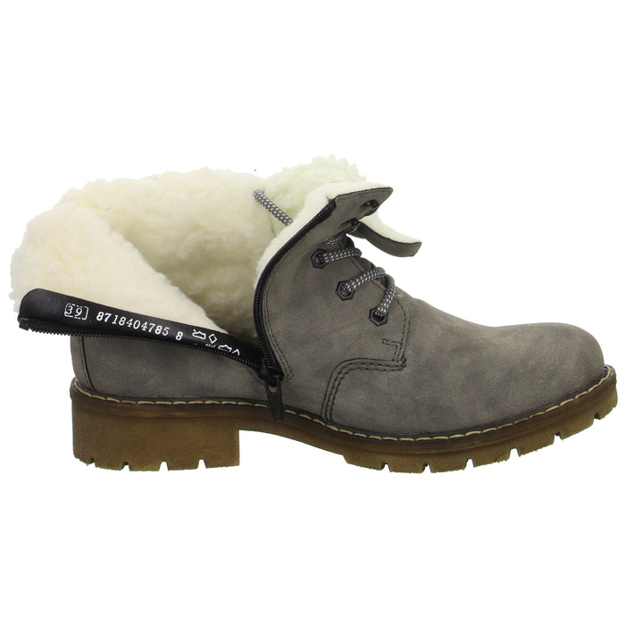 Rieker Schnürstiefelette Warmfutter bis 35mm Absatz (casual) - SchuhEggers.de