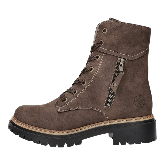 Rieker Schnürstiefelette Warmfutter bis 35mm Absatz (casual)