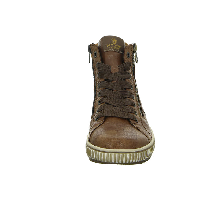 Remonte lace-up ankle boots with warm lining up to 35mm heel (casual)