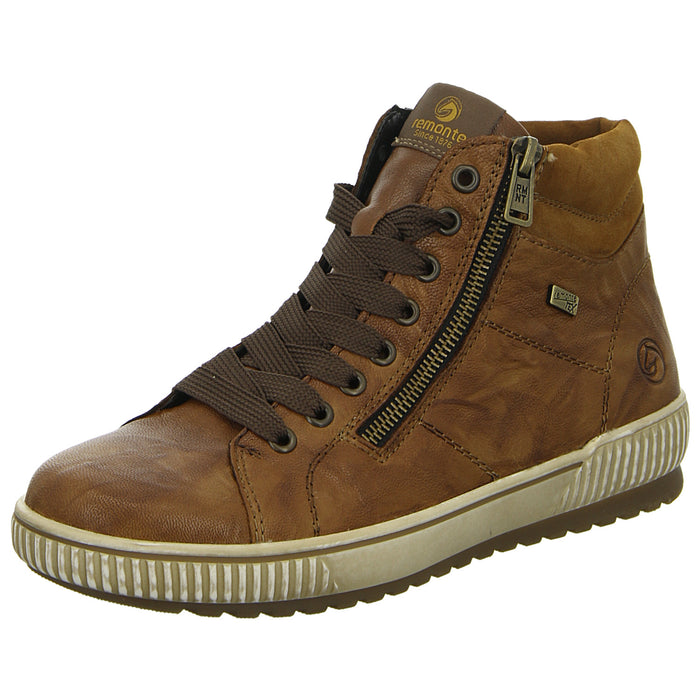 Remonte lace-up ankle boots with warm lining up to 35mm heel (casual)