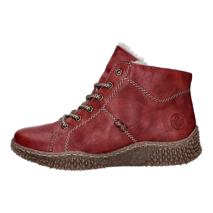 Rieker Schnürstiefelette Warmfutter bis 35mm Absatz (casual) - SchuhEggers.de