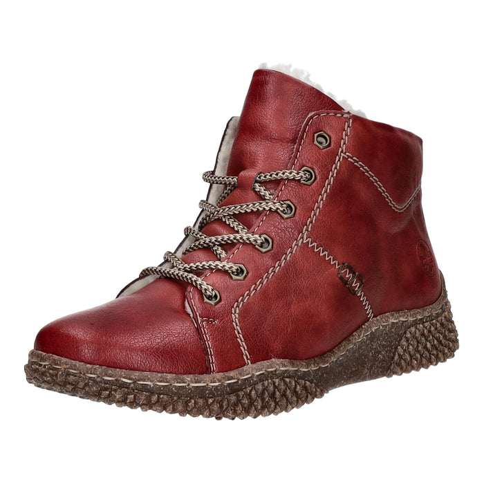 Rieker Schnürstiefelette Warmfutter bis 35mm Absatz (casual) - SchuhEggers.de