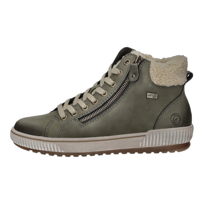 Remonte lace-up ankle boots with warm lining up to 35mm heel (casual)