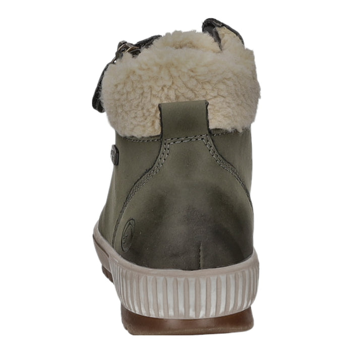 Remonte lace-up ankle boots with warm lining up to 35mm heel (casual)