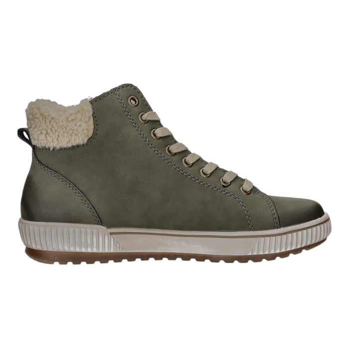 Remonte lace-up ankle boots with warm lining up to 35mm heel (casual)