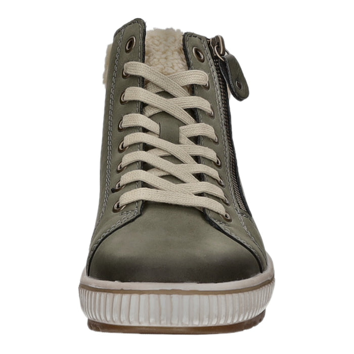 Remonte lace-up ankle boots with warm lining up to 35mm heel (casual)