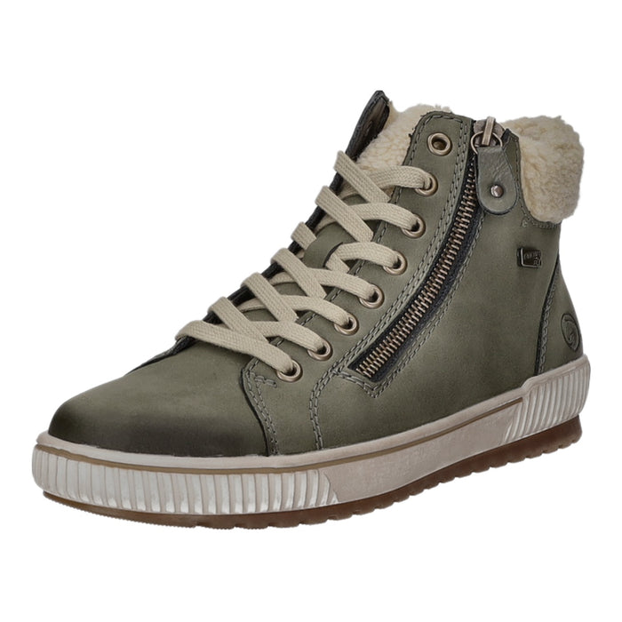 Remonte lace-up ankle boots with warm lining up to 35mm heel (casual)