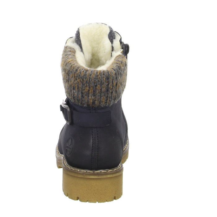 Rieker Schnürstiefelette Warmfutter bis 35mm Absatz (casual) - SchuhEggers.de