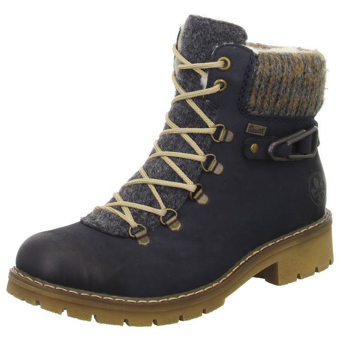 Rieker Schnürstiefelette Warmfutter bis 35mm Absatz (casual) - SchuhEggers.de