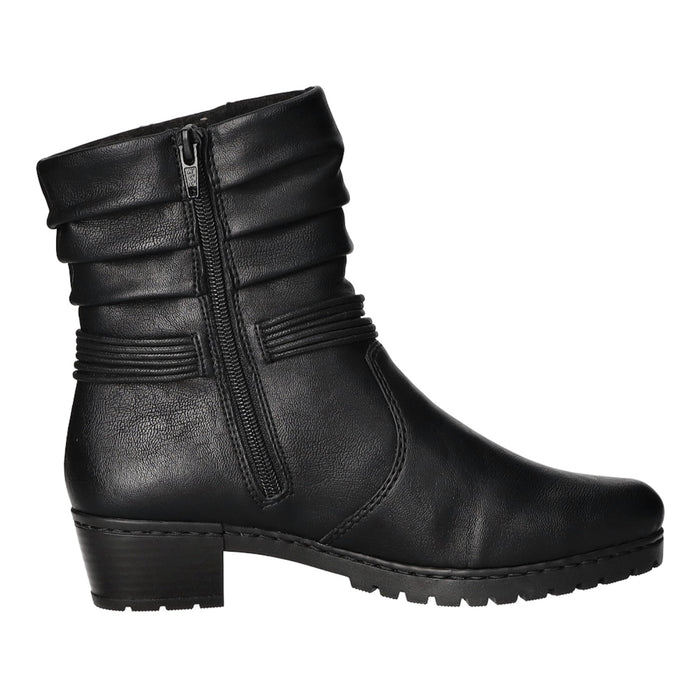 Rieker Schlupf-/Reißverschlußstiefelette Warmfutter ab 35mm Absatz - SchuhEggers.de