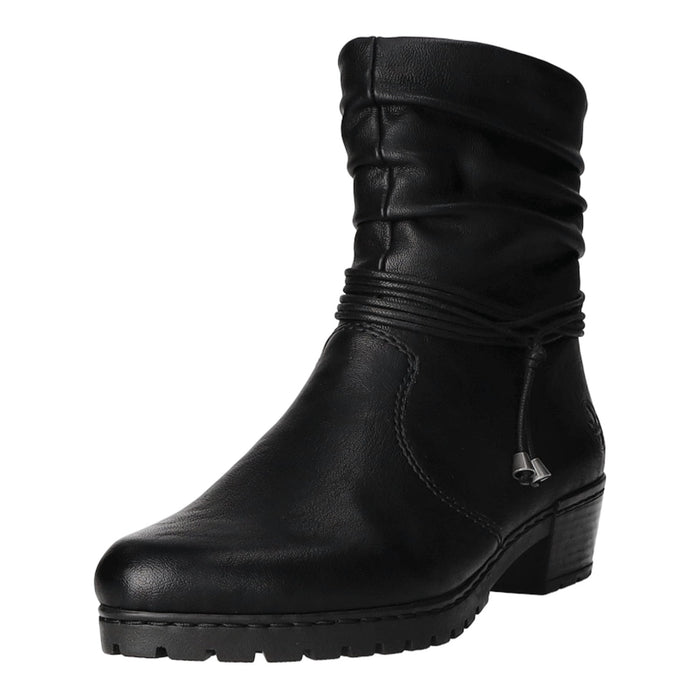 Rieker Schlupf-/Reißverschlußstiefelette Warmfutter ab 35mm Absatz - SchuhEggers.de