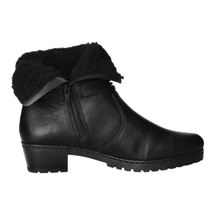 Rieker Schlupf-/Reißverschlußstiefelette Warmfutter ab 35mm Absatz - SchuhEggers.de