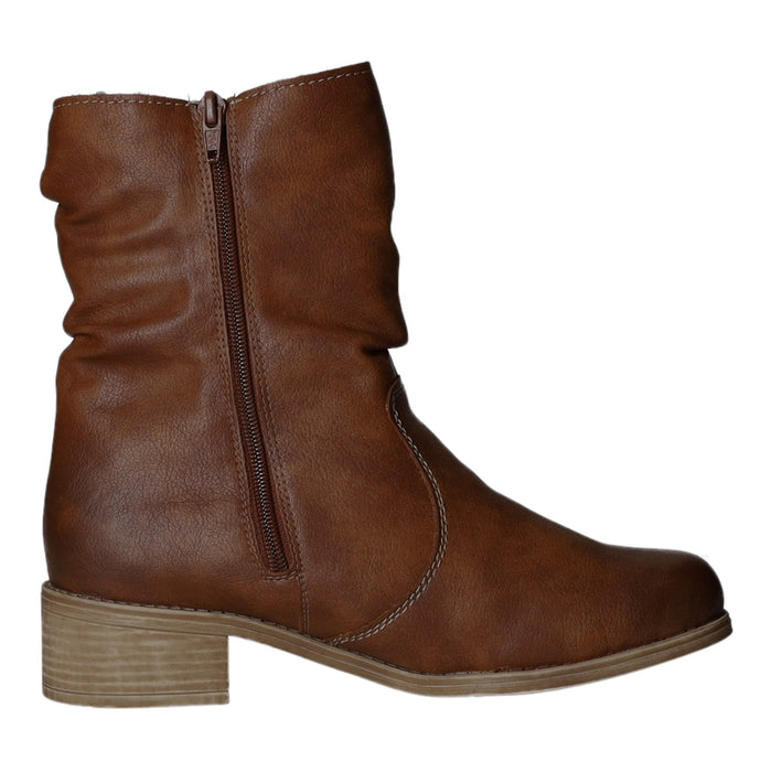 Rieker Schlupf-/Reißverschlußstiefelette Warmfutter ab 35mm Absatz - SchuhEggers.de