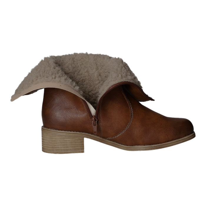 Rieker Schlupf-/Reißverschlußstiefelette Warmfutter ab 35mm Absatz - SchuhEggers.de