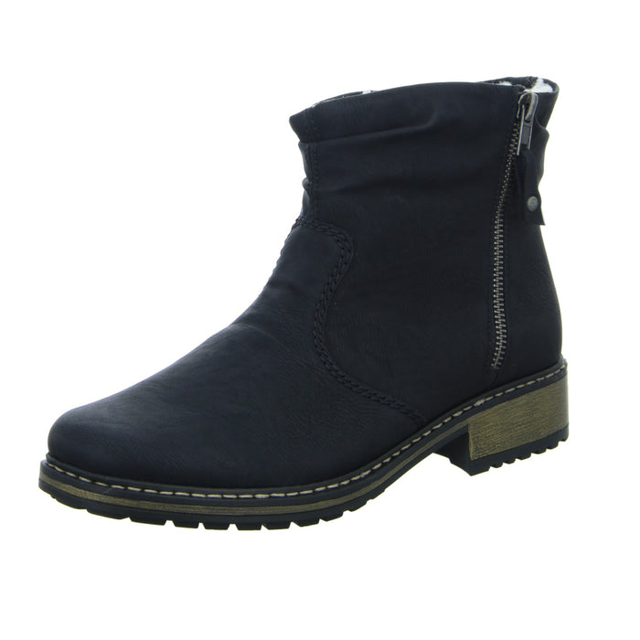 Rieker Schlupf-/Reißverschlußstiefelette Warmfutter bis 35mm Absatz (casual) - SchuhEggers.de