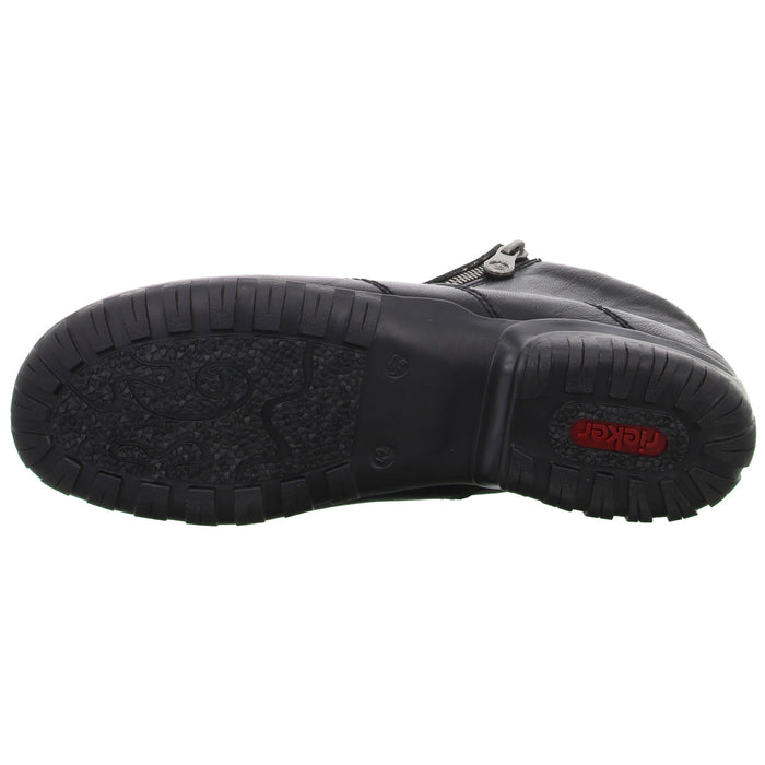 Rieker Schlupf-/Reißverschlußstiefelette Warmfutter bis 35mm Absatz (casual) - SchuhEggers.de