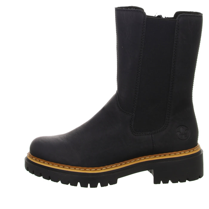 Rieker Schlupf-/Reißverschlußstiefelette Warmfutter bis 35mm Absatz (casual) - SchuhEggers.de