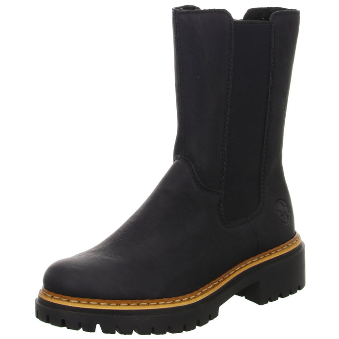 Rieker Schlupf-/Reißverschlußstiefelette Warmfutter bis 35mm Absatz (casual) - SchuhEggers.de