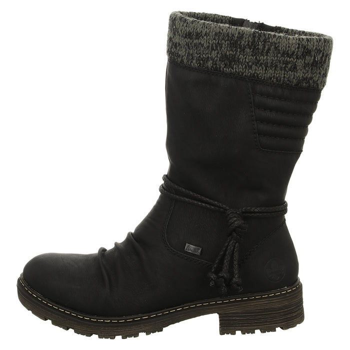Rieker Schlupf-/Reißverschlußstiefelette Warmfutter bis 35mm Absatz (casual) - SchuhEggers.de