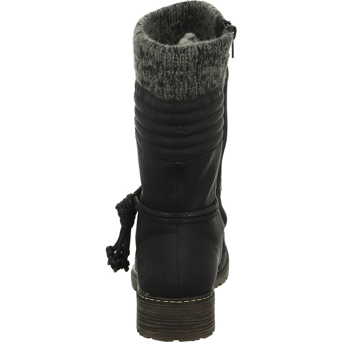 Rieker Schlupf-/Reißverschlußstiefelette Warmfutter bis 35mm Absatz (casual) - SchuhEggers.de