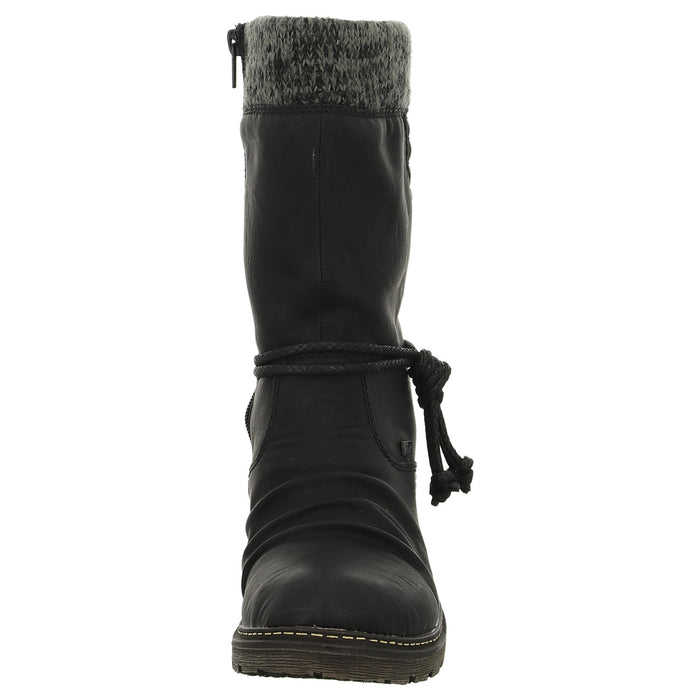 Rieker Schlupf-/Reißverschlußstiefelette Warmfutter bis 35mm Absatz (casual) - SchuhEggers.de